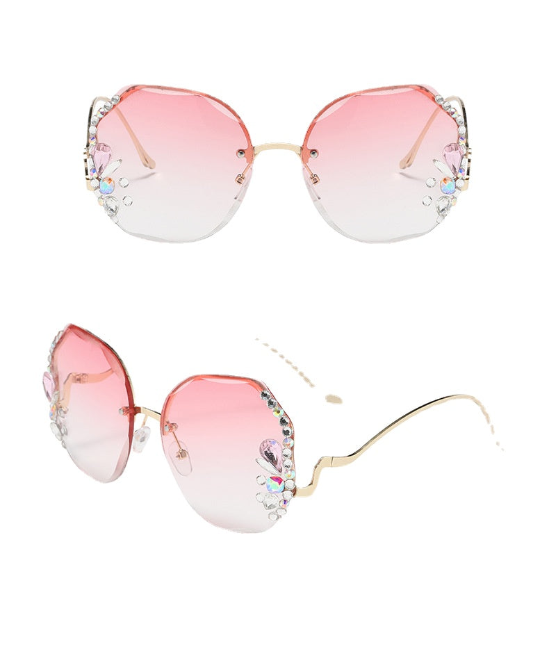 Wholesale Frameless PC Sunglasses